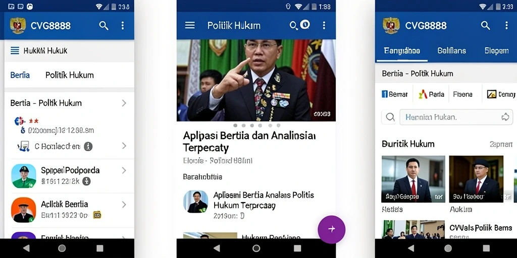 Antarmuka pengguna CVG8888 yang intuitif dan informatif.