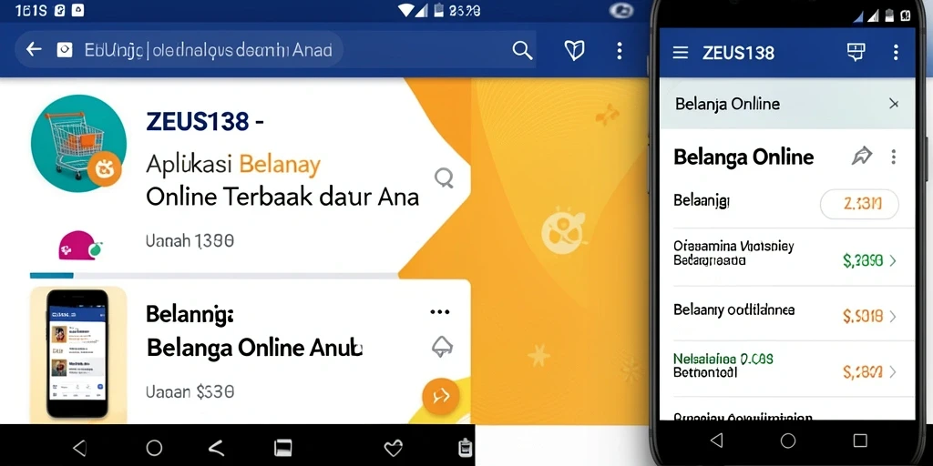 Antarmuka aplikasi ZEUS138 yang sederhana dan intuitif.